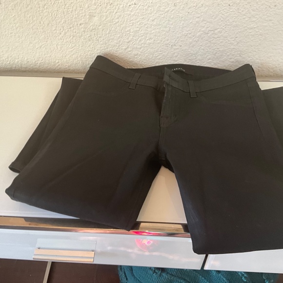 NWOT J BRAND JET BLACK COATED SUPPER SKINNY JEGGINGS JEANS 30 - Picture 3 of 7